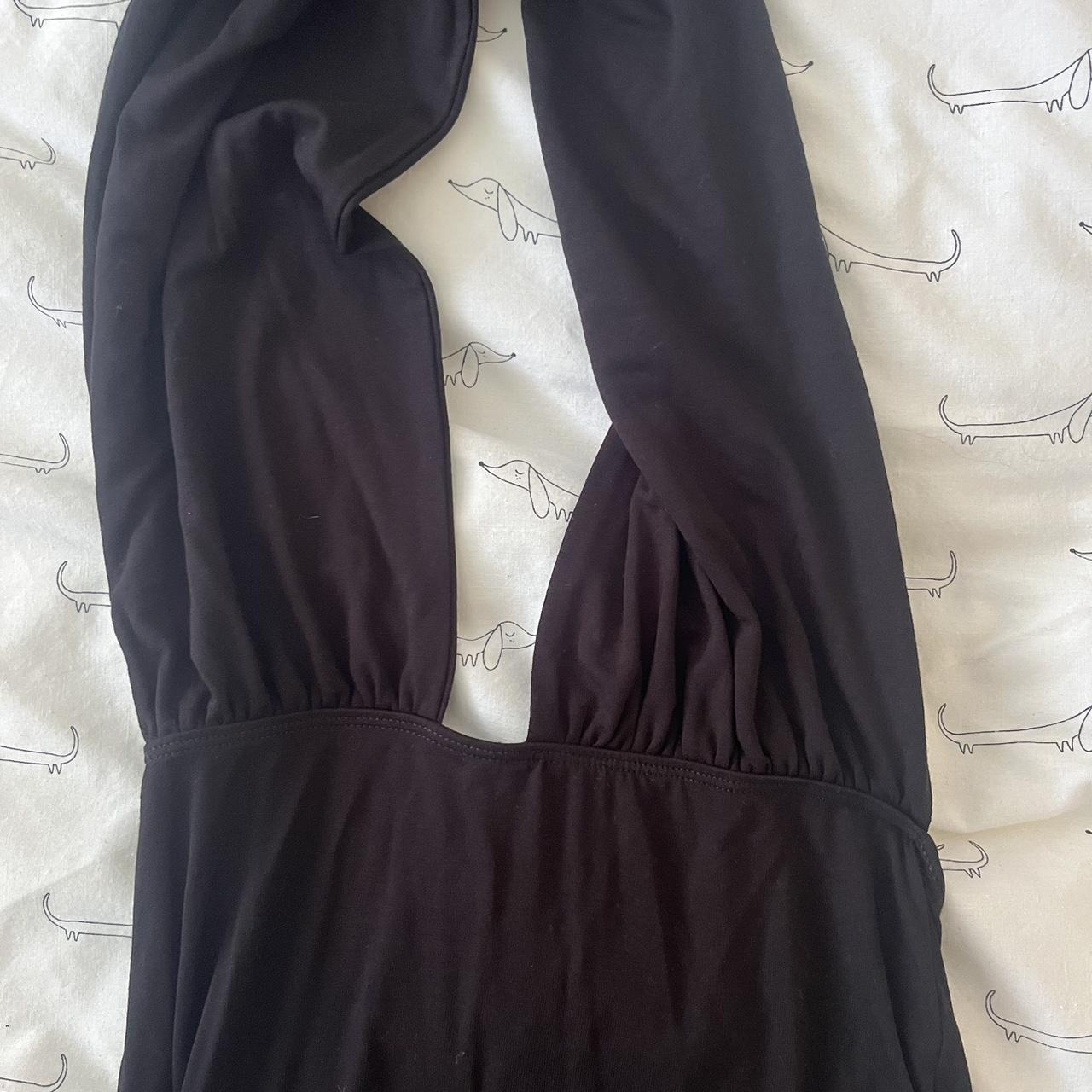 asos black tie dresses