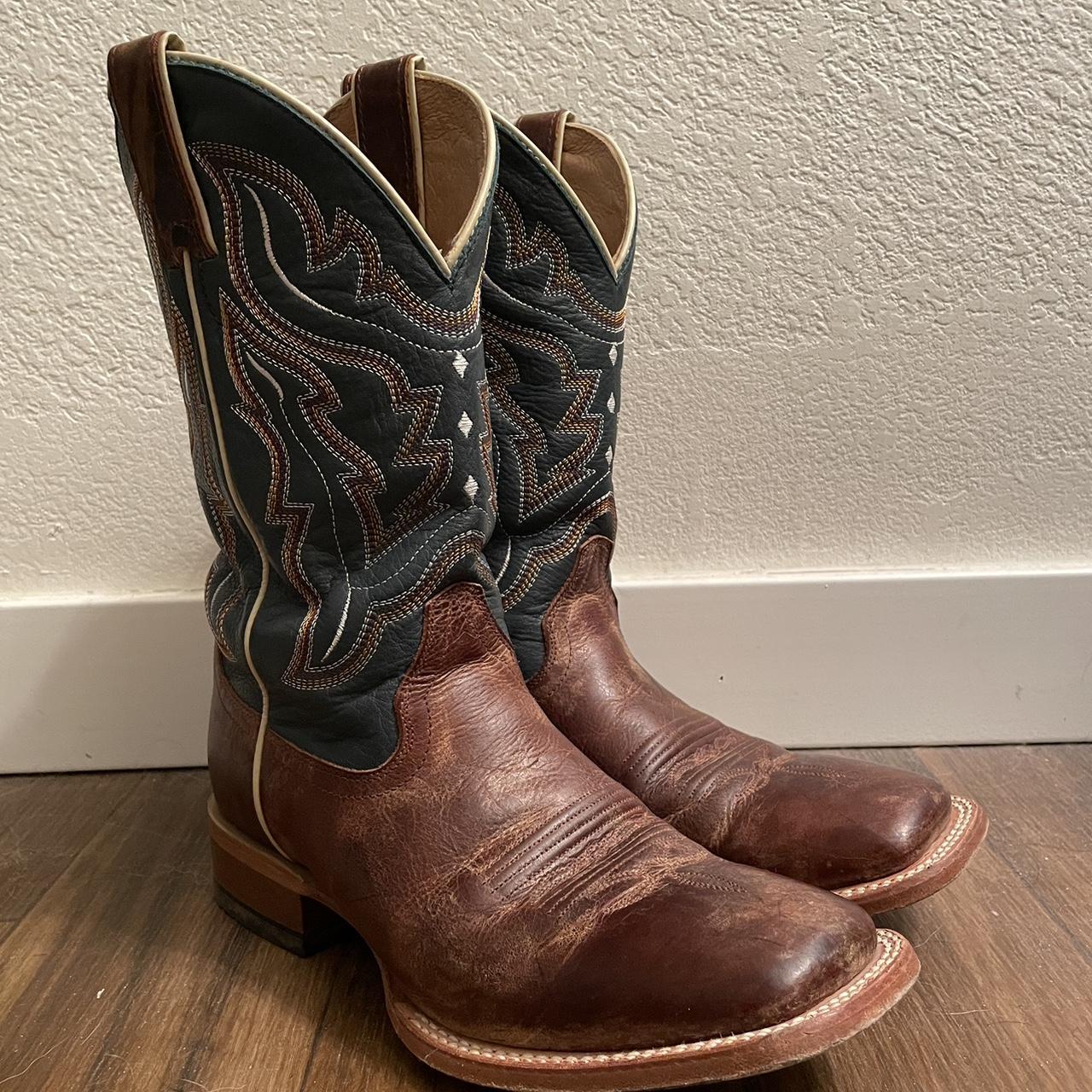 Cody James Men's Brown and Blue Boots