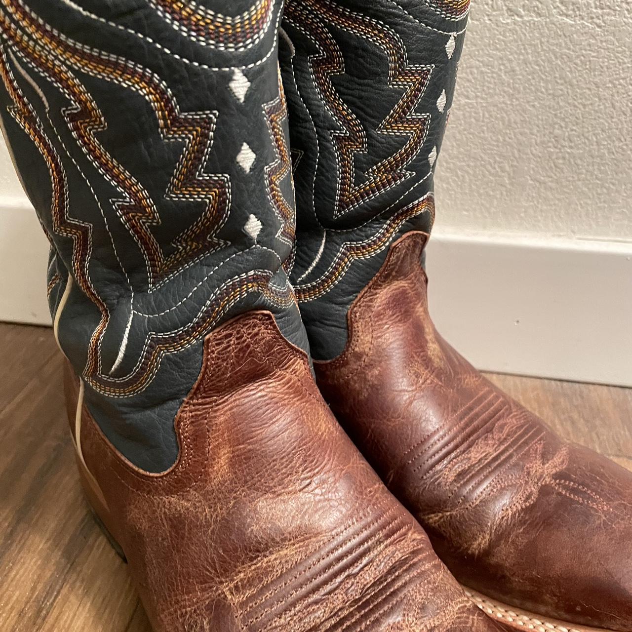 Cody James Men's Brown and Blue Boots (2)