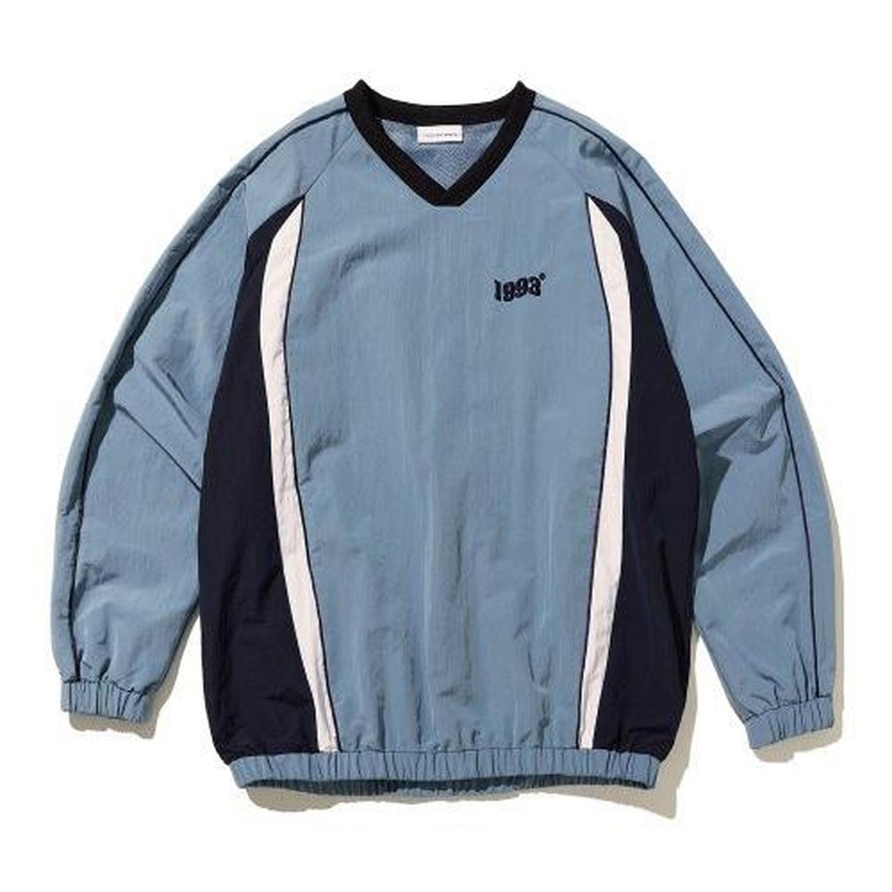 ★22AW★【1993 STUDIO】★VINTAGE PIPING WINDBREAKE.R★ 1993studio vintage piping windbreaker long sleeve in | Depop