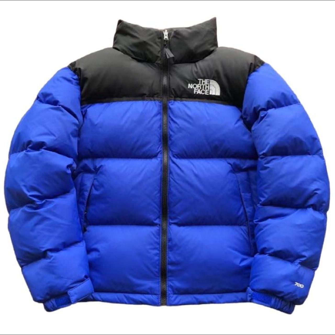 The North Face Men's Blue and Black Jacket | Depop