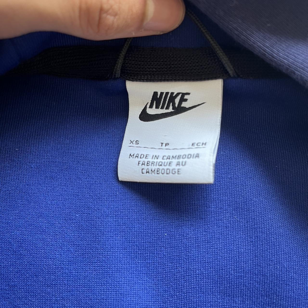 Nike Blue/Navy Tech Fleece Perfect condition, worn... - Depop