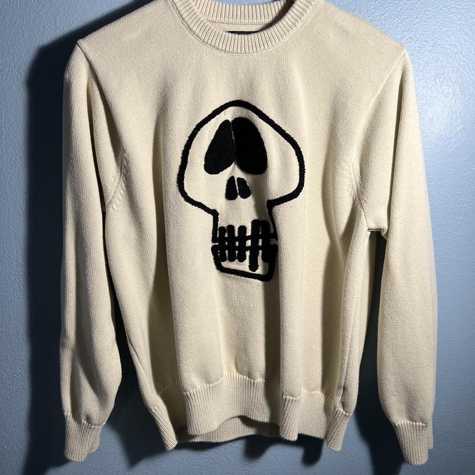 Stussy Skull Sweater — Really cool design in the... - Depop
