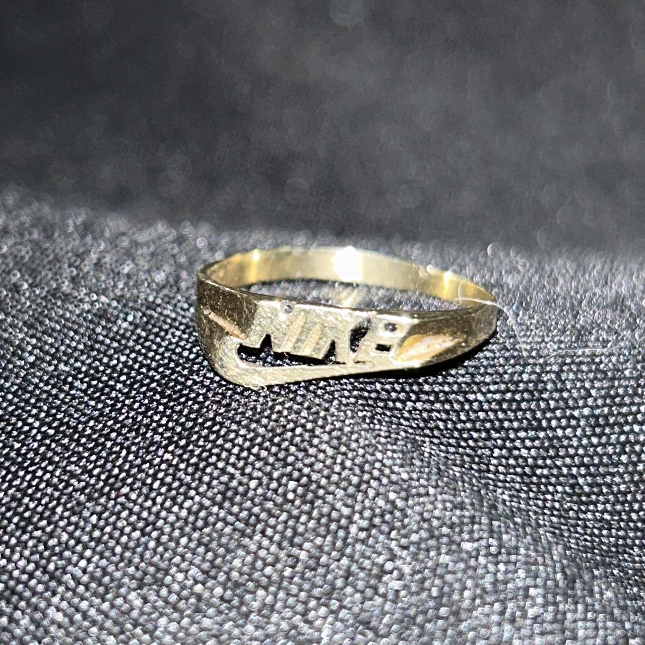 RARE vintage Nike 10k gold ring (tested) - Depop