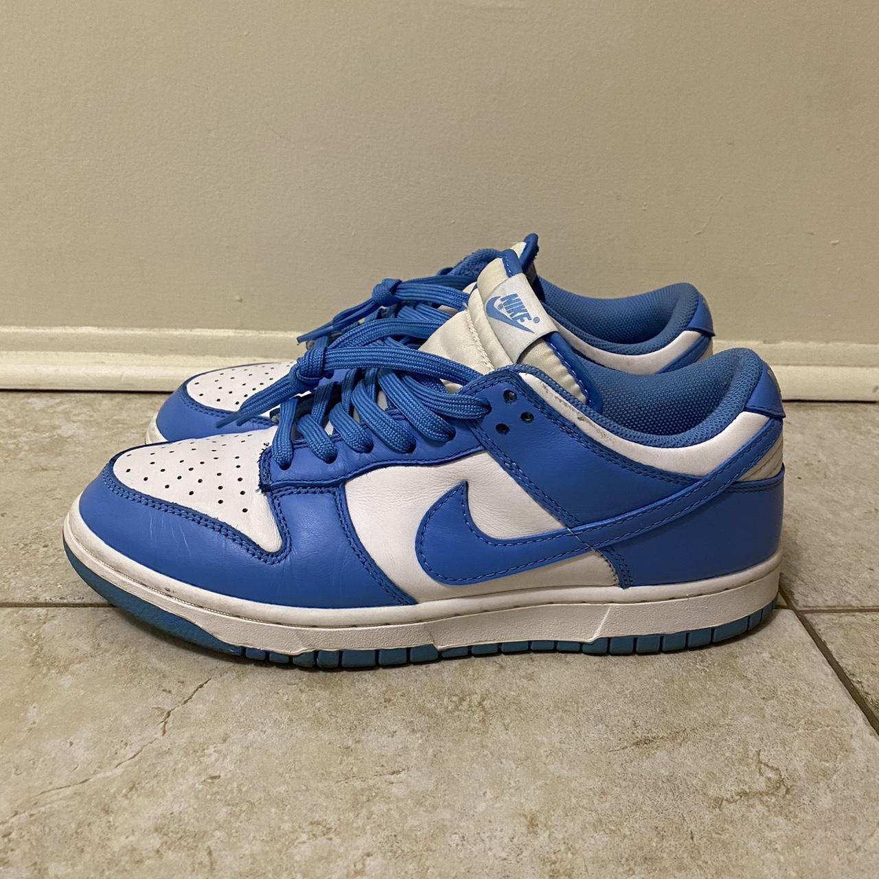 Nike dunk low unc Size 9 No box #nike #dunk - Depop