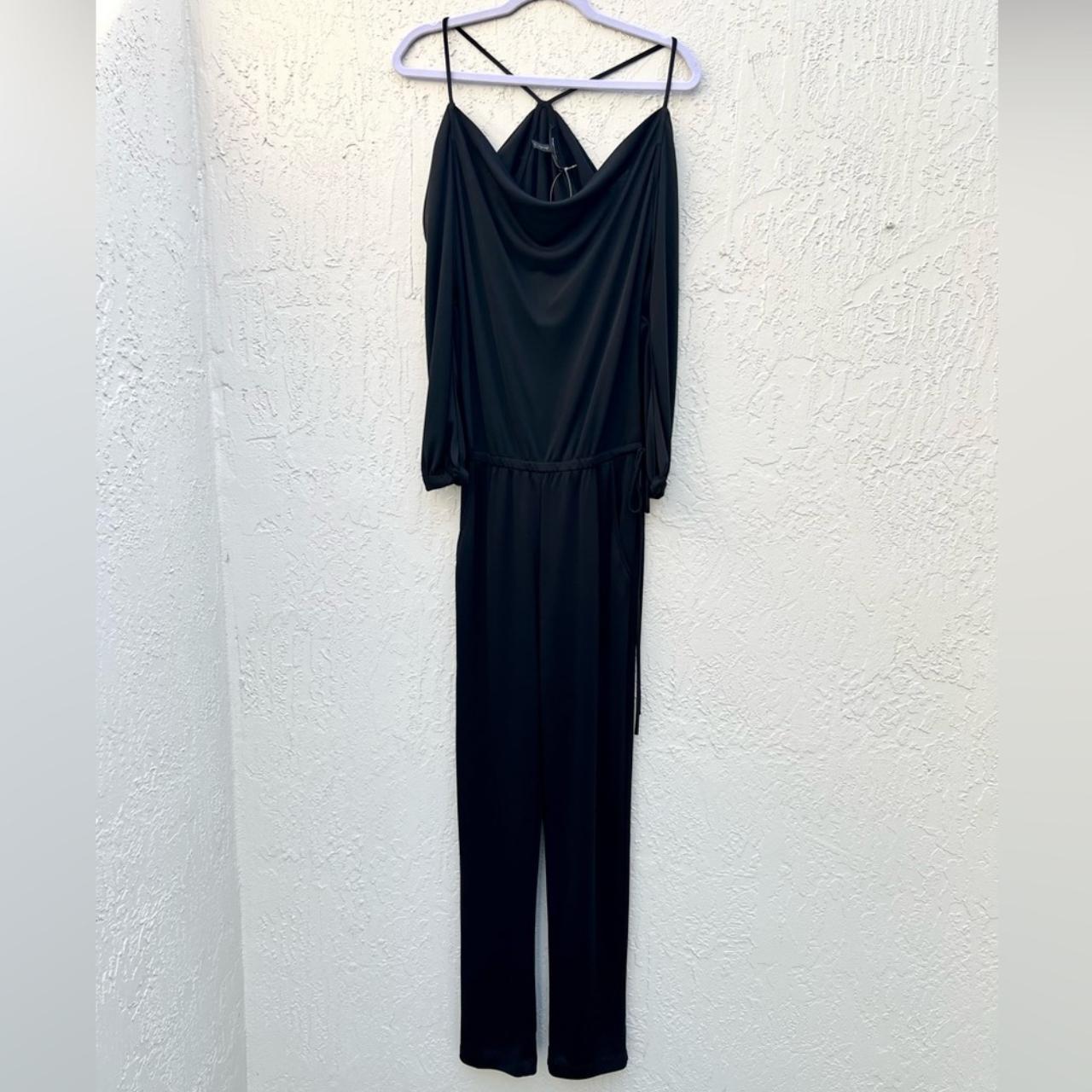 Bcbgmaxazria black hot sale jumpsuit