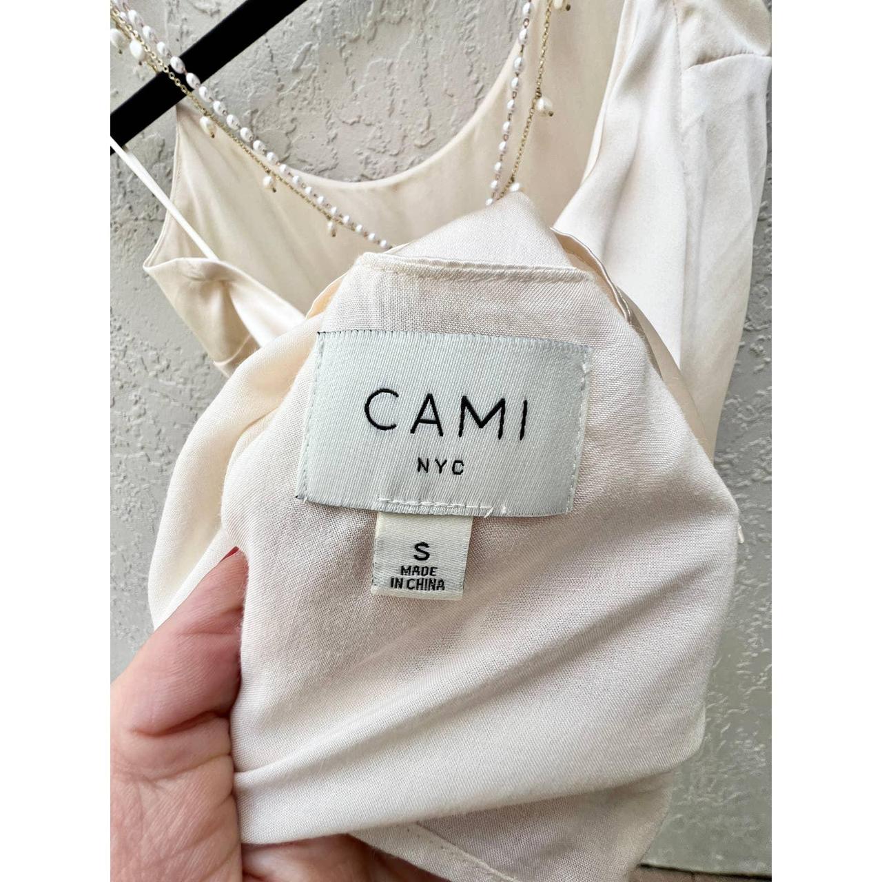 Cami NYC Renata Imitation Pearl Strap 100 Silk Depop