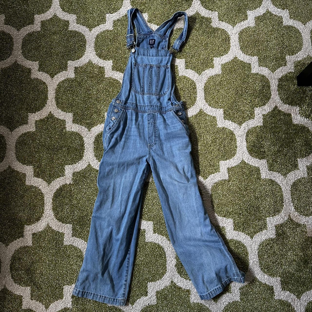 Denim Baggy Overalls from The Gap 90s artsy... Depop