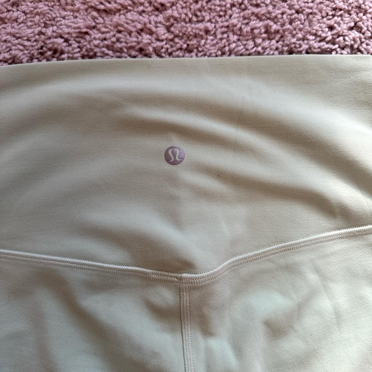 Lululemon align leggings, size 6 in the color creamy - Depop