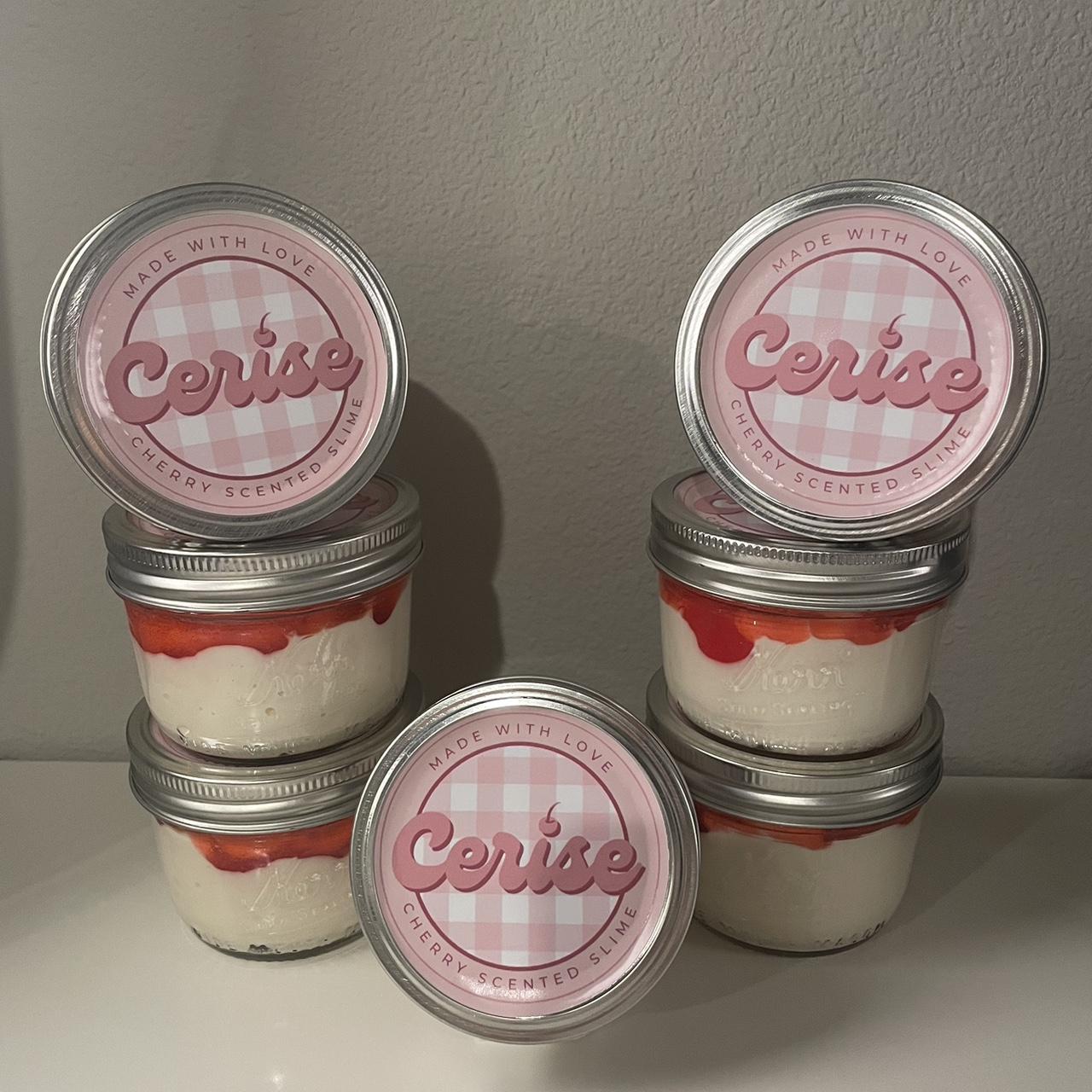 Cerise’s cherry scented cheesecake slime. Butter and... - Depop
