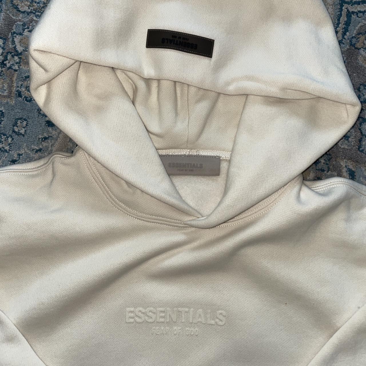 Essentials store Egg Shell Hoodie MEDIUM