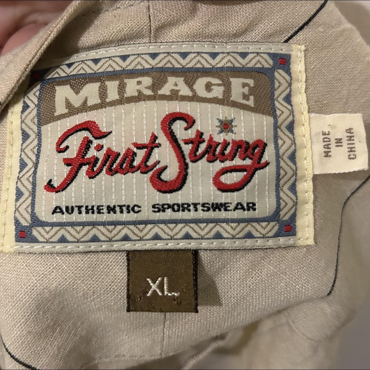 Mirage First String Chicago White Sox Vintage Jersey Mens XL Black