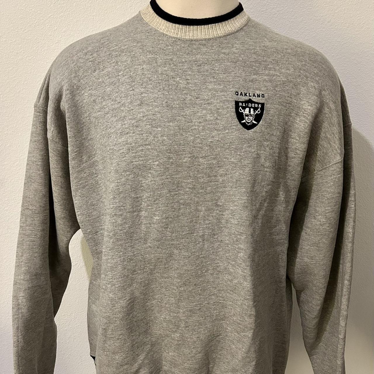 2002 AFC champions Oakland Raiders crewneck size - Depop