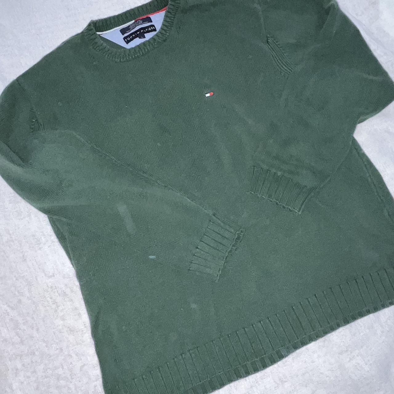 Tommy hilfiger green clearance jumper