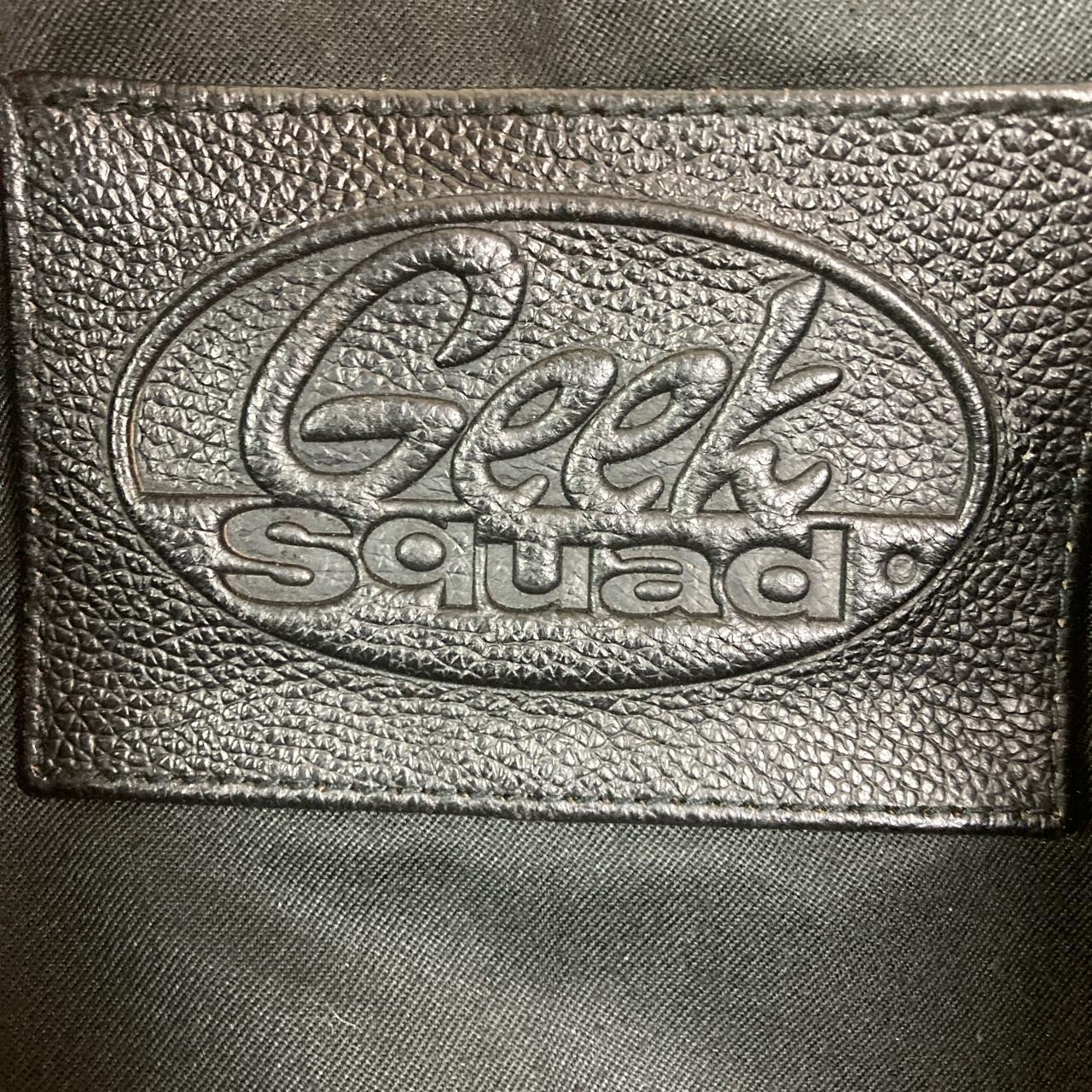 Geek squad leather clearance jacket