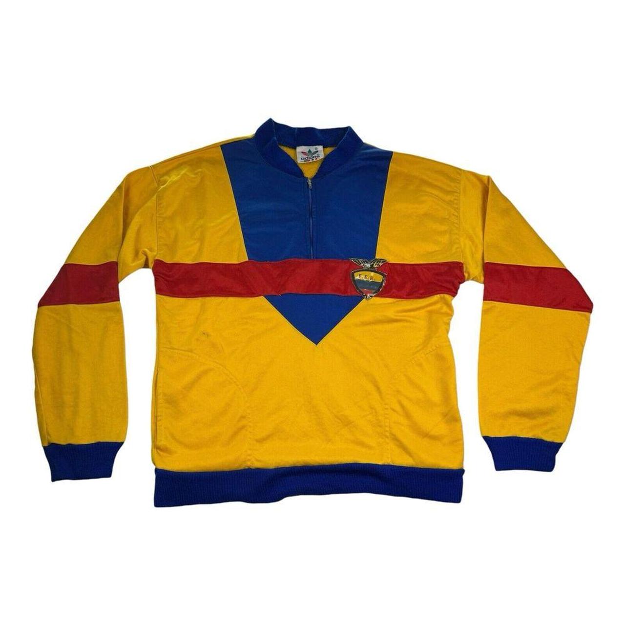 Vtg 70 s Adidas Ecuador World Cup Track Jacket