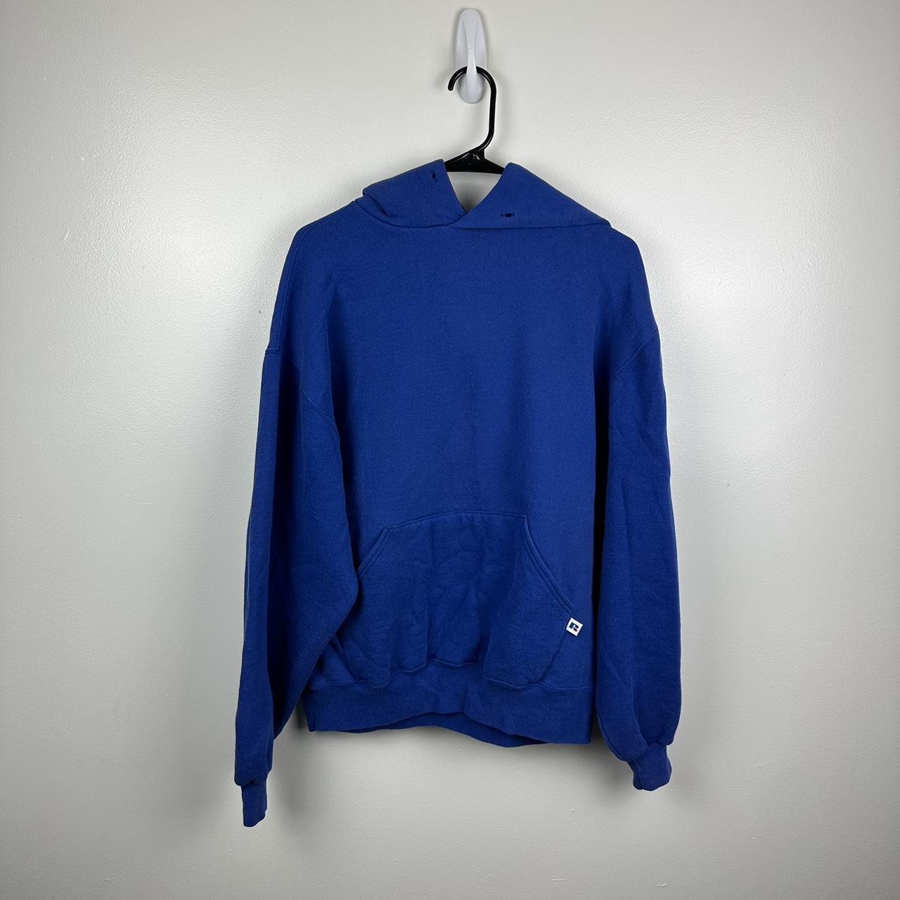 Vintage Russell Athletic Blue Wrestling Hoodie... Depop