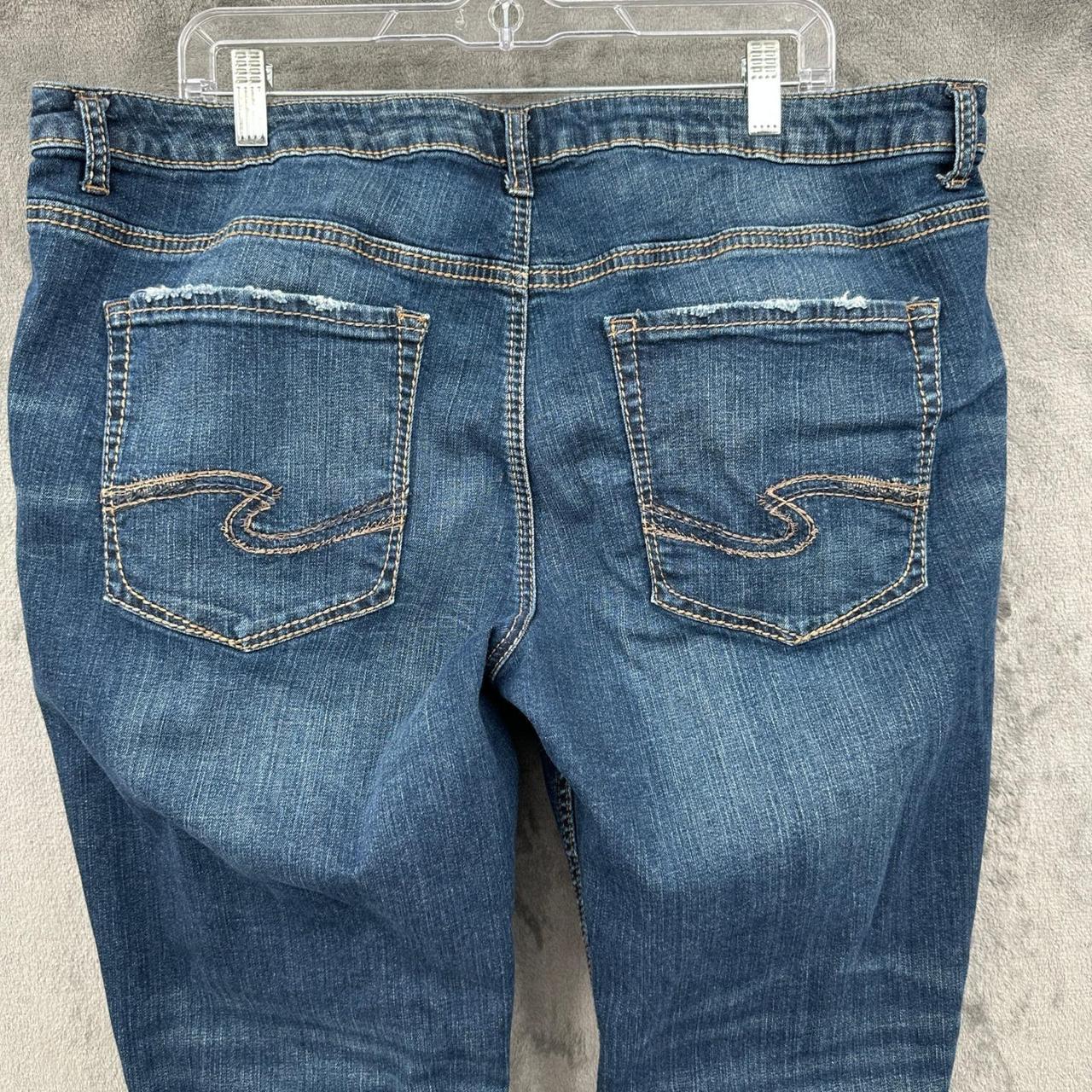 Silver Jeans Co. Women's Distressed Jeans - Blue … - image 3