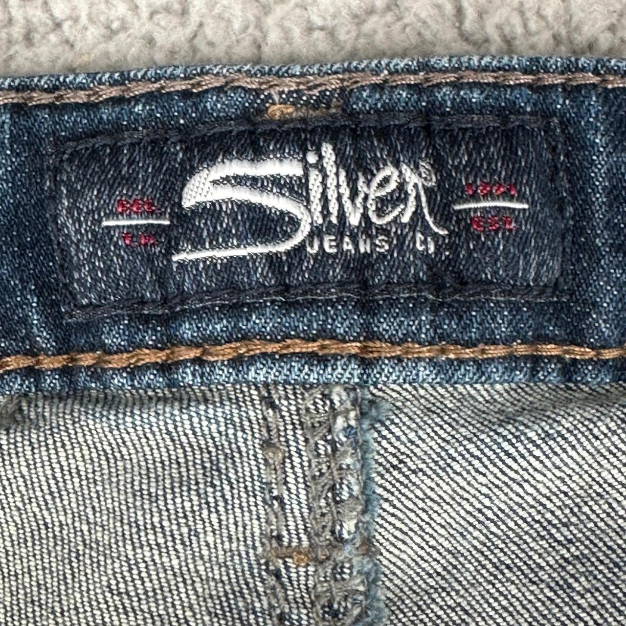 Silver Jeans Co. Women's Distressed Jeans - Blue … - image 5