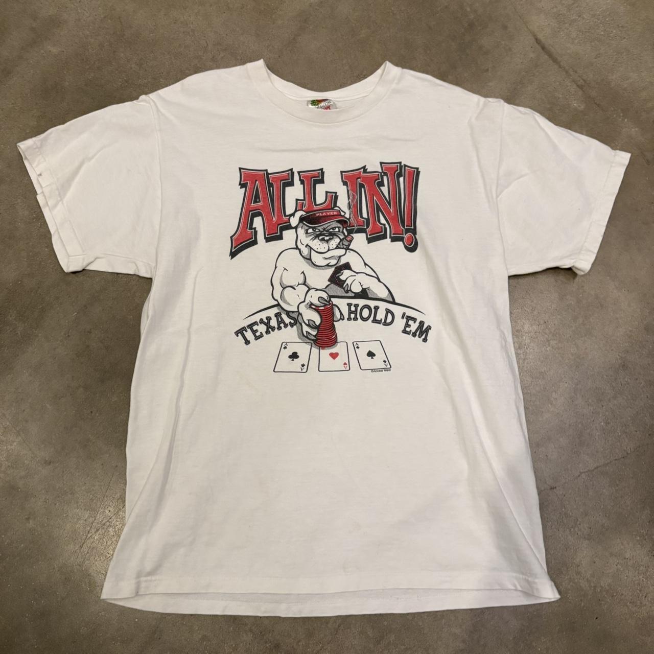 Vintage Men's T-shirt - White/Multi - L – Texas H… - image 2