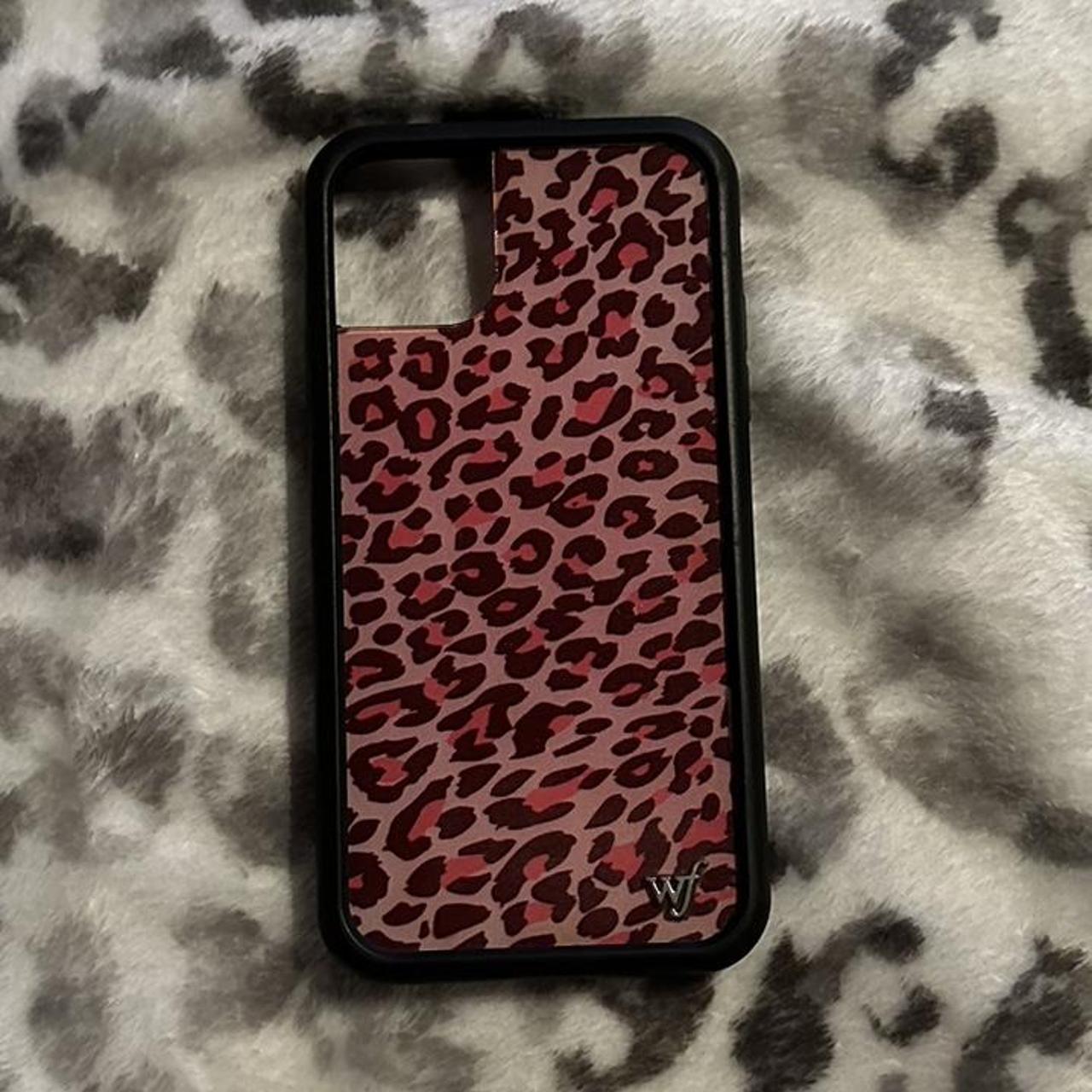 Pink cheetah print iPhone 11 case send offers Depop