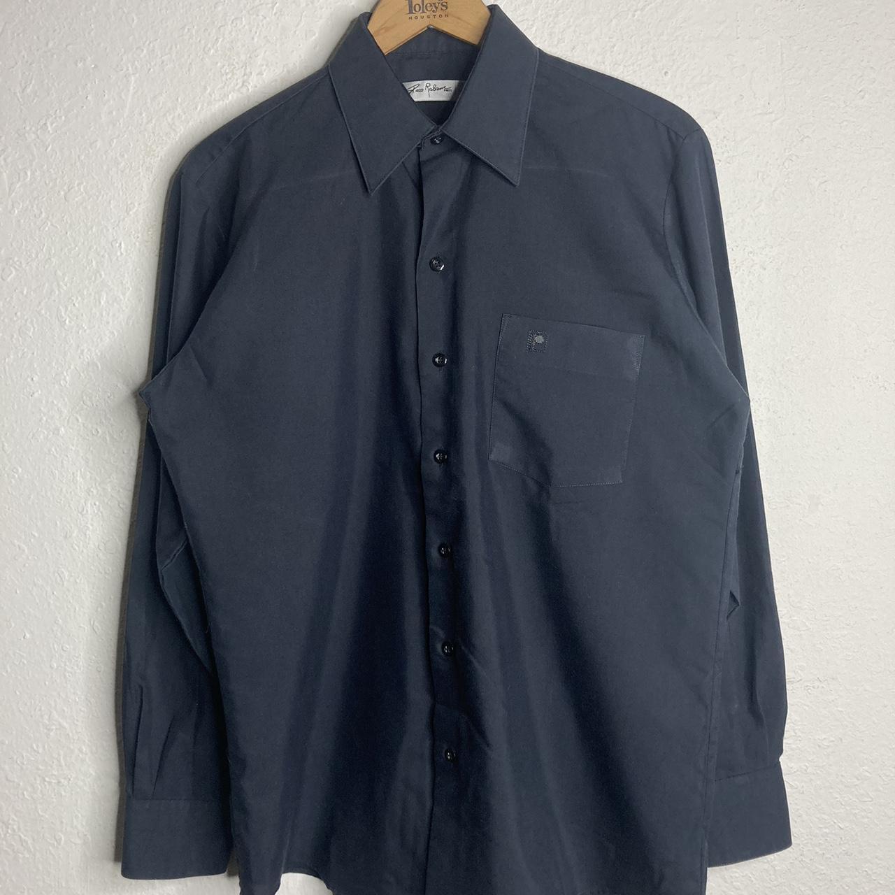 Vintage Paco Rabanne Black Button Up Good condition... - Depop