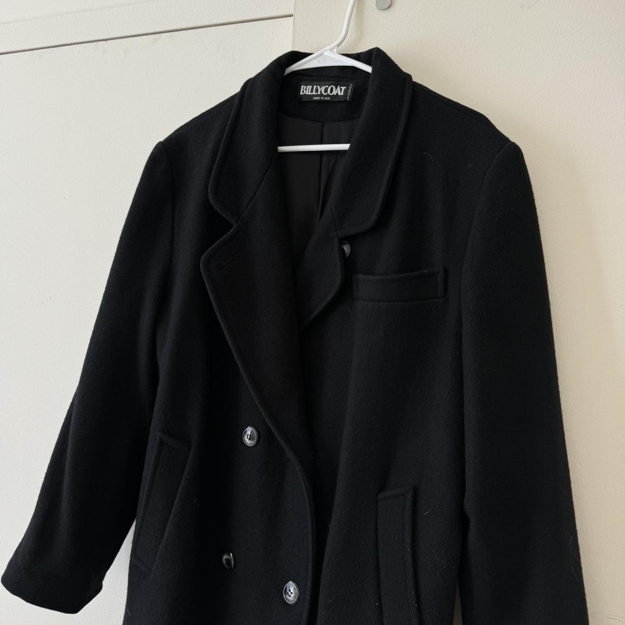 Billy Coat Vintage AS IS 75% wool coat.... - Depop