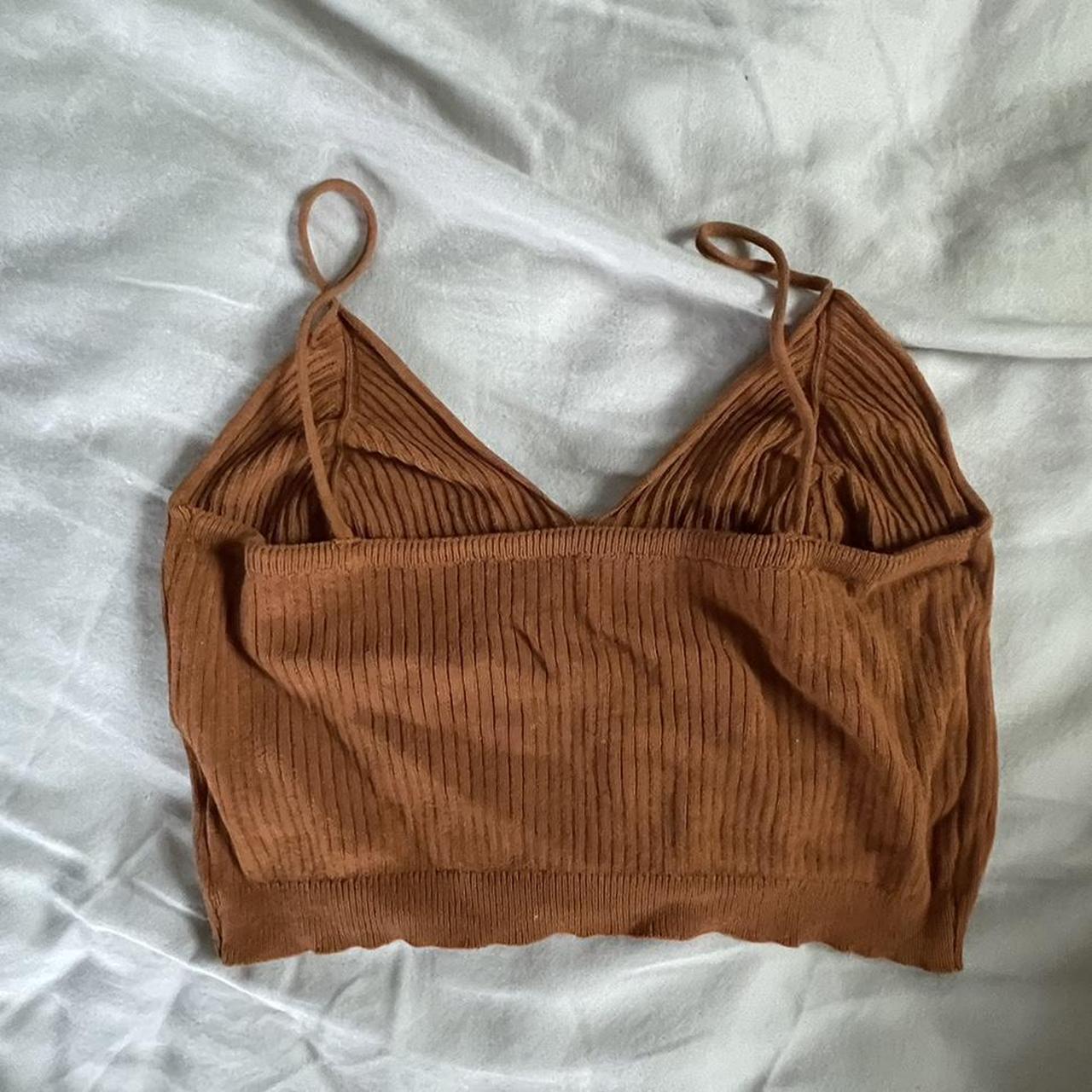 Burnt Orange Top Shein Size Large Fits Like Depop