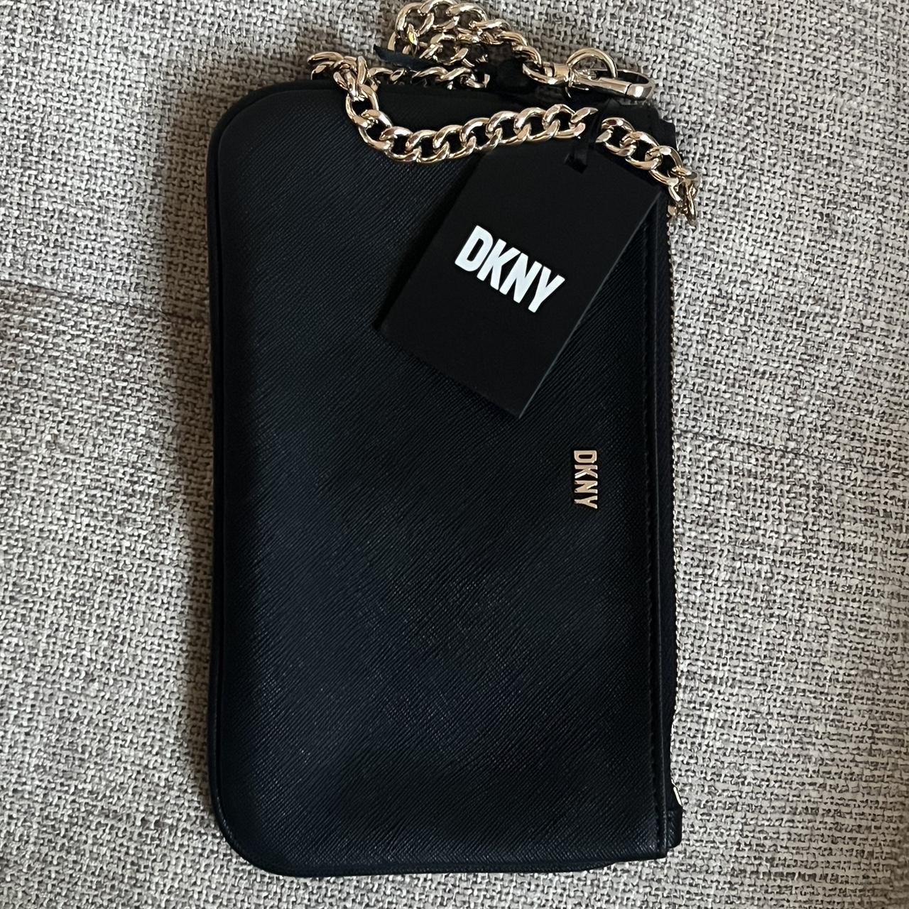 DKNY Black Velvet Small Shoulder Purse Bag Y2K Style with attached small  pouch - $15 - From Emily