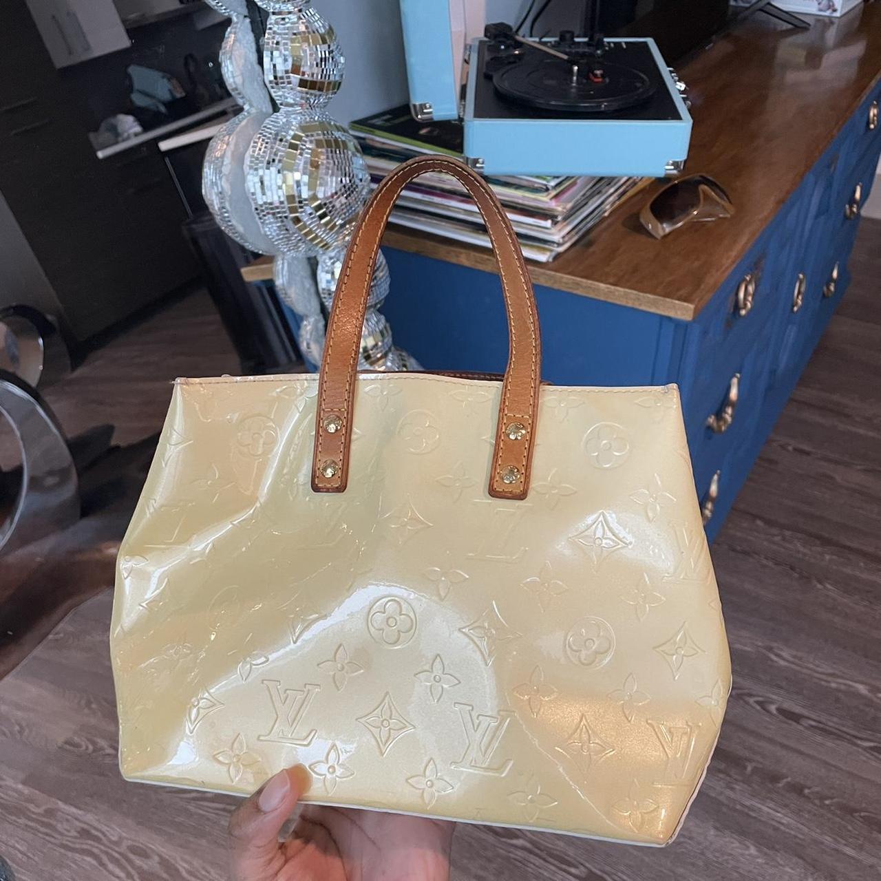 Vintage Louis Vuitton vernis bag Small stain on - Depop