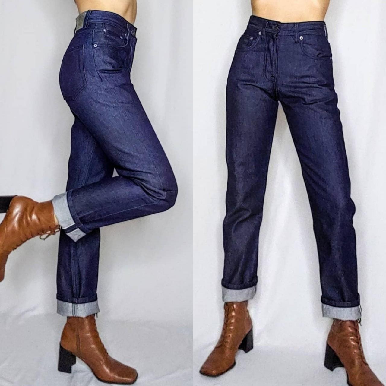 Raw Selvedge Stock Tank Supply jeans “Feminine cut”... Depop