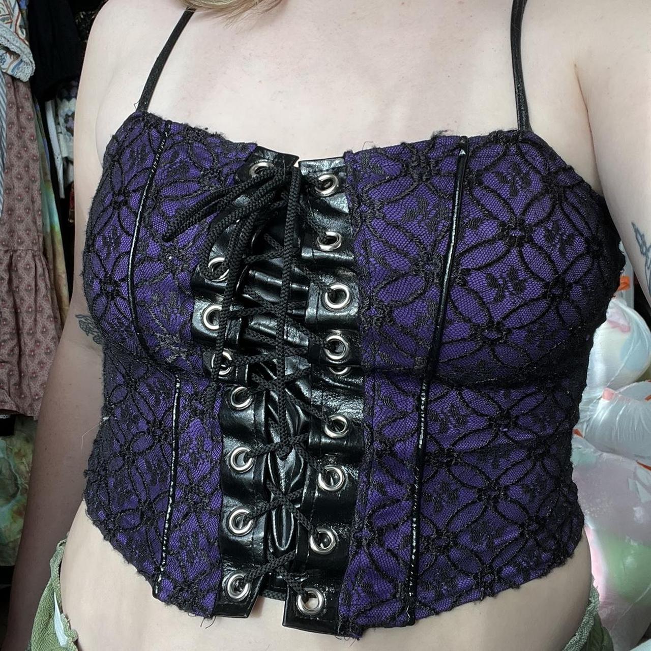 Lip Service Unique Rare Corset Black Size L store