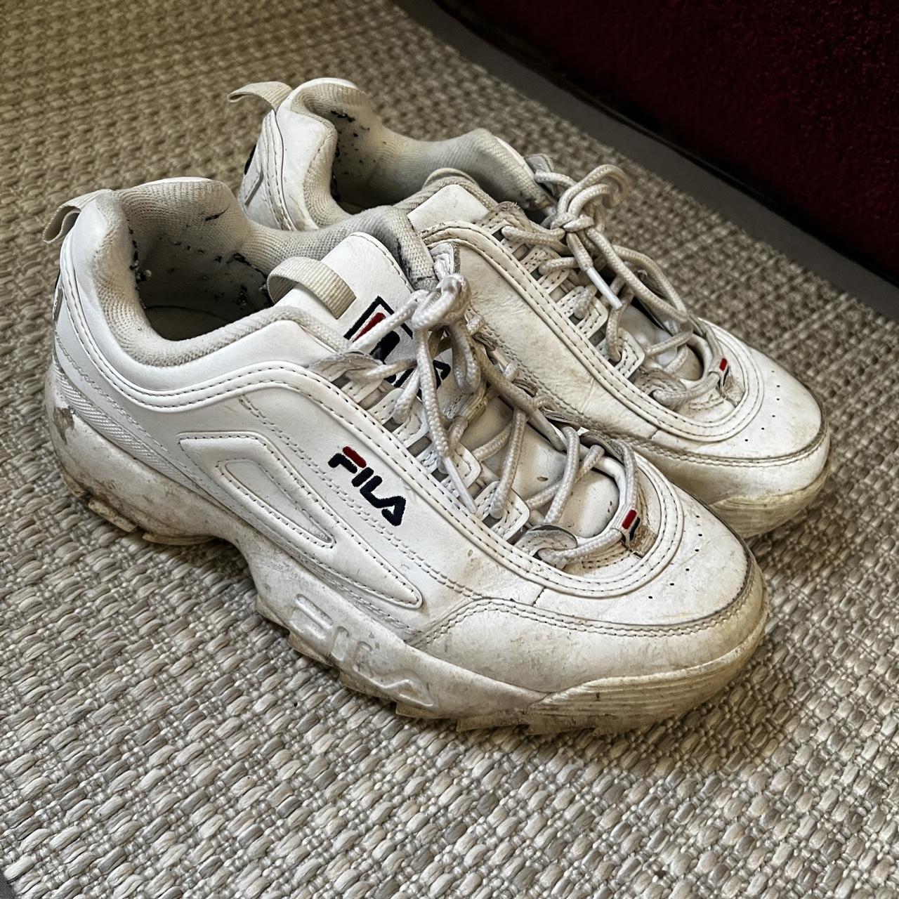 Fila Women's Blue Trainers | Depop