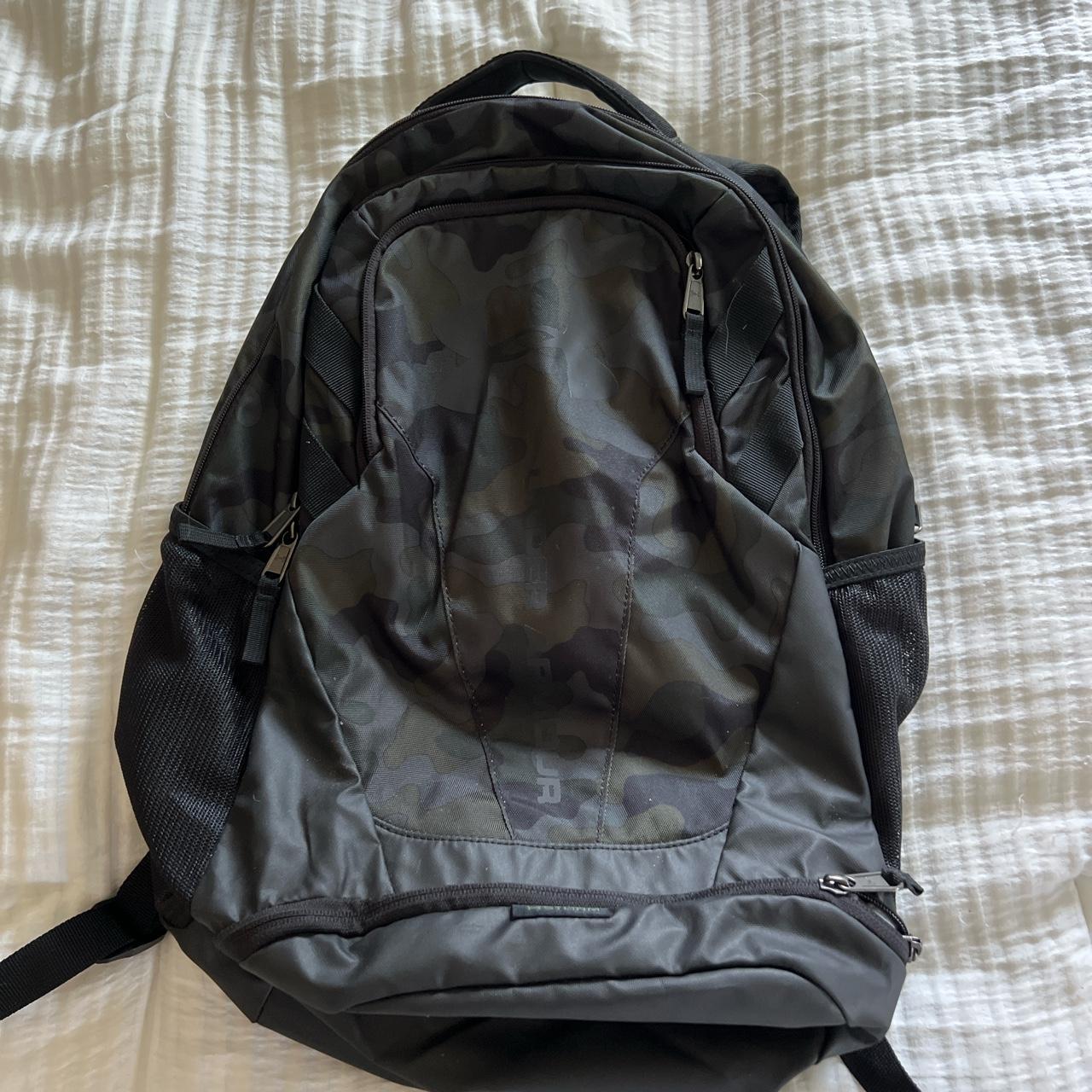 Under Armour Dark Camo BackPack -super cute bookbag,... - Depop