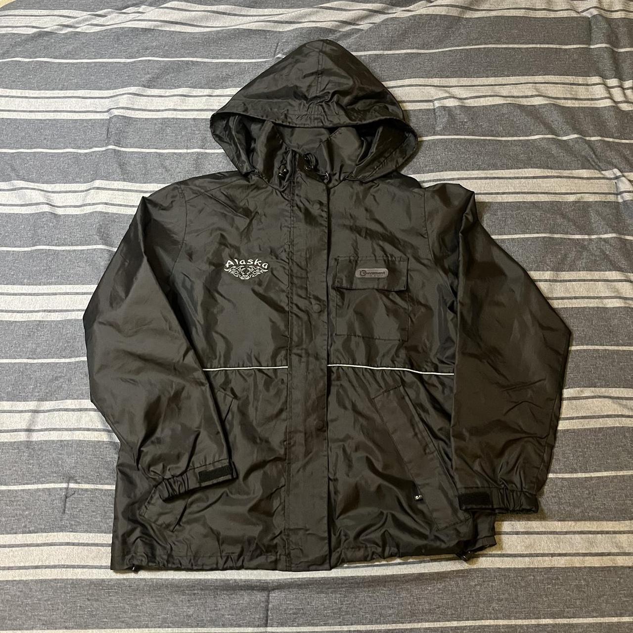 TRIBAL y2k RAIN JACKET ALASKA WITH THE TRIBAL... - Depop