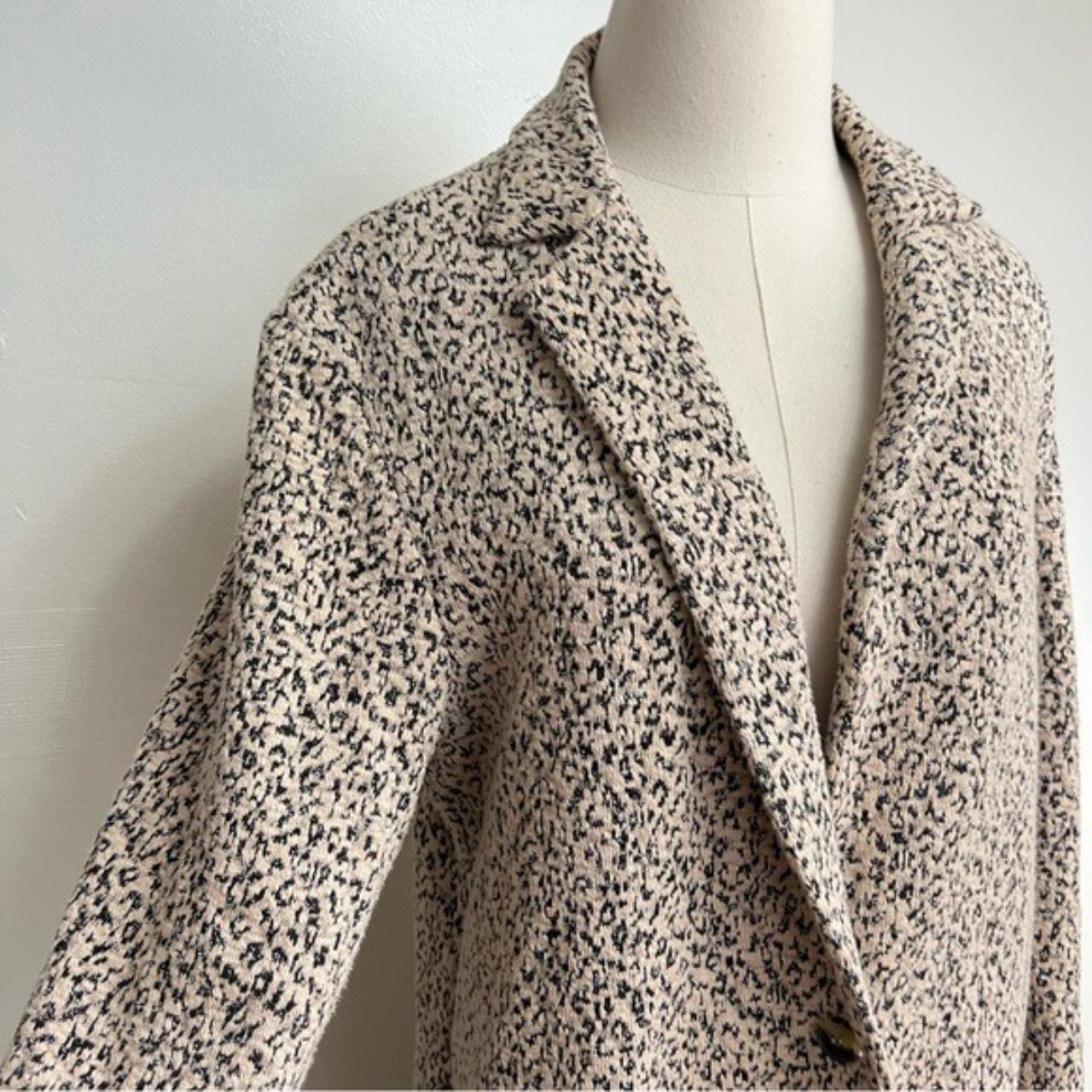 Anthropologie clearance leopard coat