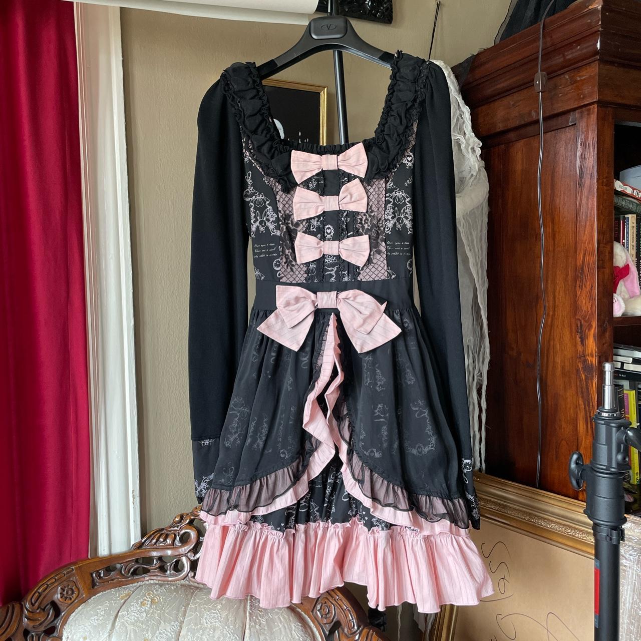 H.naoto frill gothic punk lolita dress bought in SF...