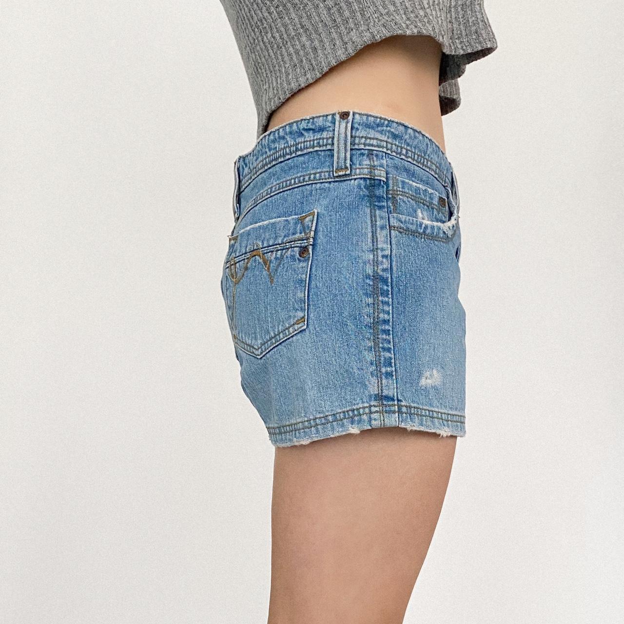 Vintage denim mid rise shorts ☆ Early 2000s by Lei,... Depop