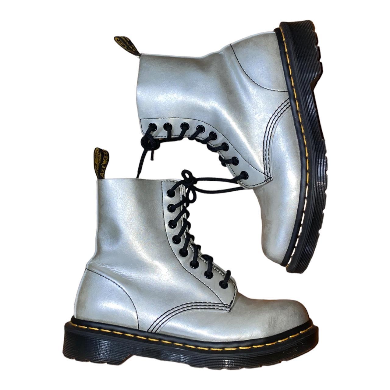 matte white doc martens