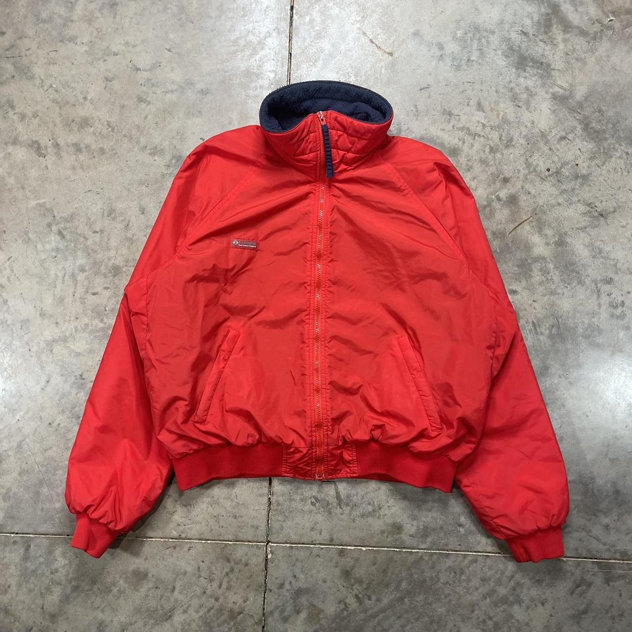 Columbia Sportswear Men's Red Jacket | Depop