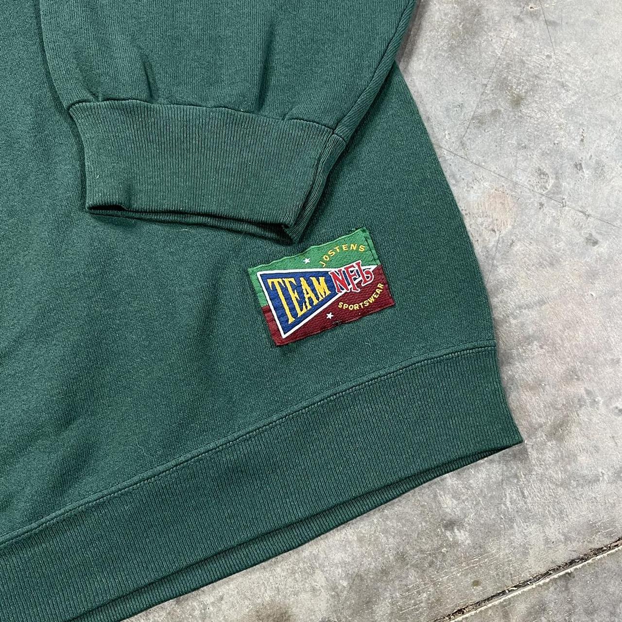 Vintage 90s Green Bay Packers Crew Neck Sweatshirt L - Depop