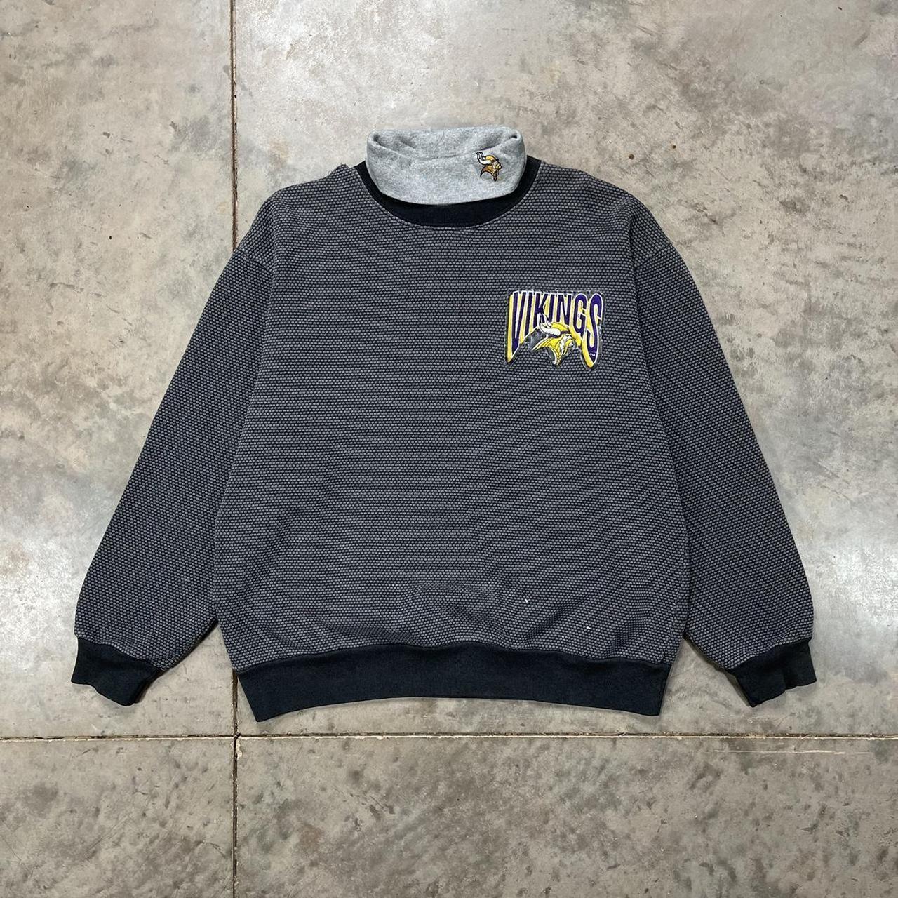 Vintage Minnesota Vikings crew neck sweater •size - Depop