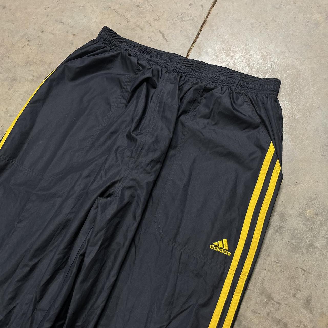 Vintage Adidas Nylon Pants Baggy Vintage Adidas... - Depop