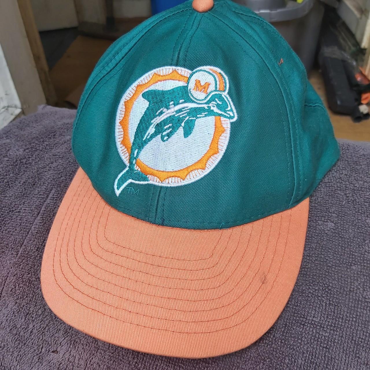 Vintage 90's Dolphins 4Real snap back cap (OS) some - Depop