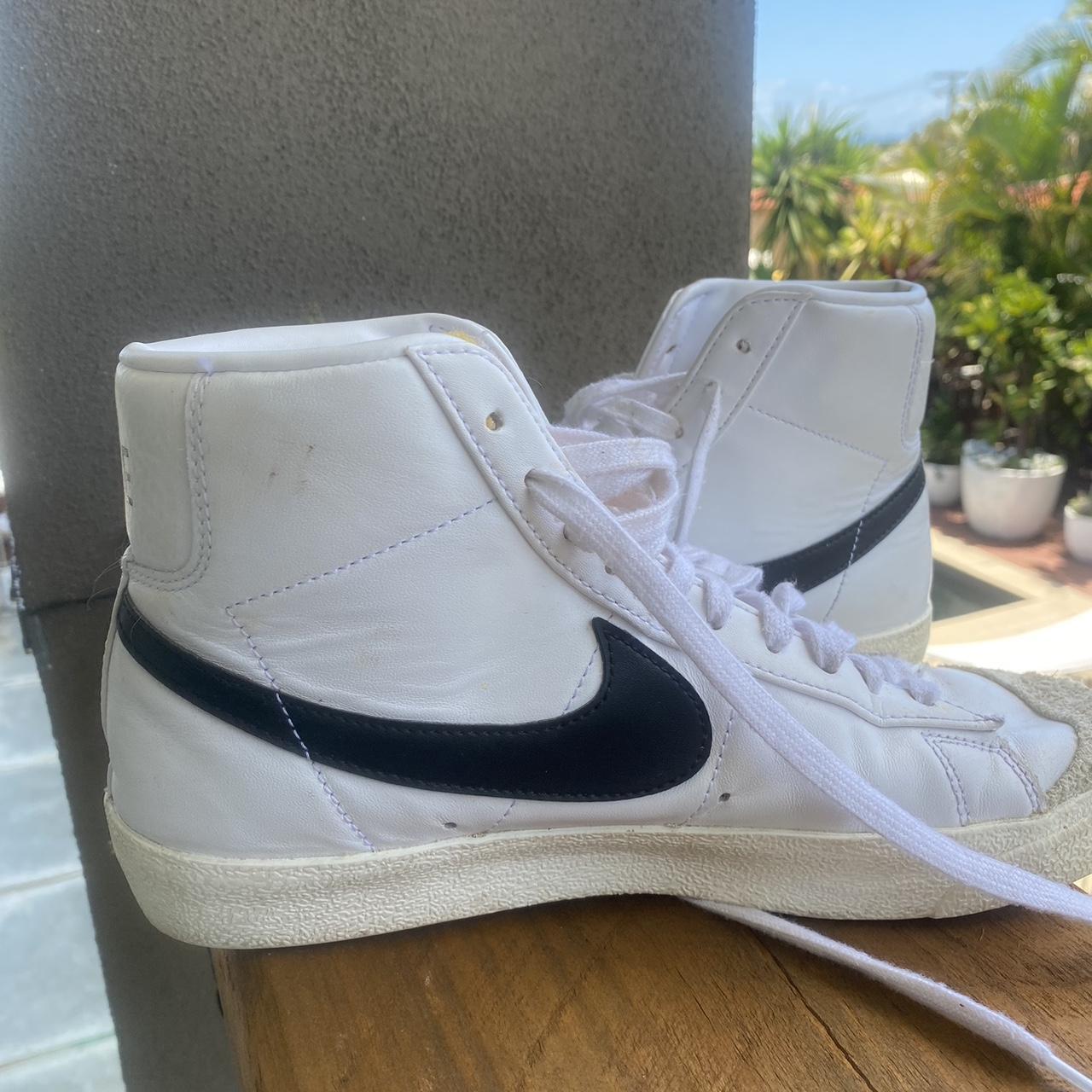 Nike Blazer Mid '77 Vintage White/Light Smoke Grey | Depop