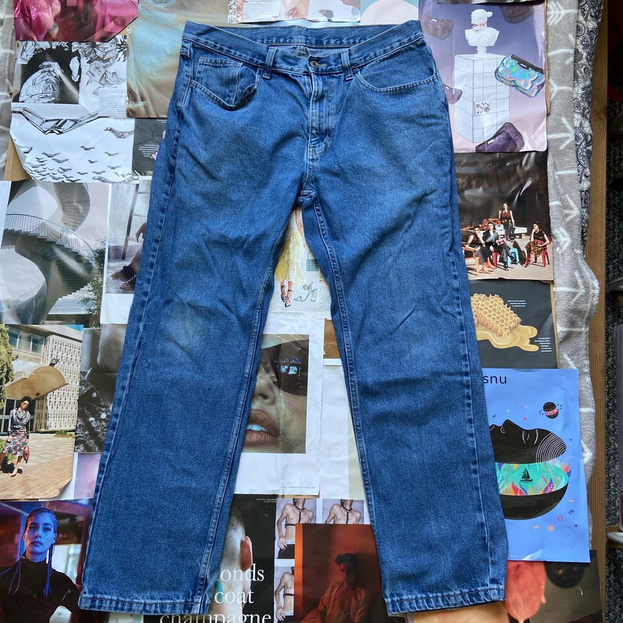 Men baggy skater jeans, washed... Depop