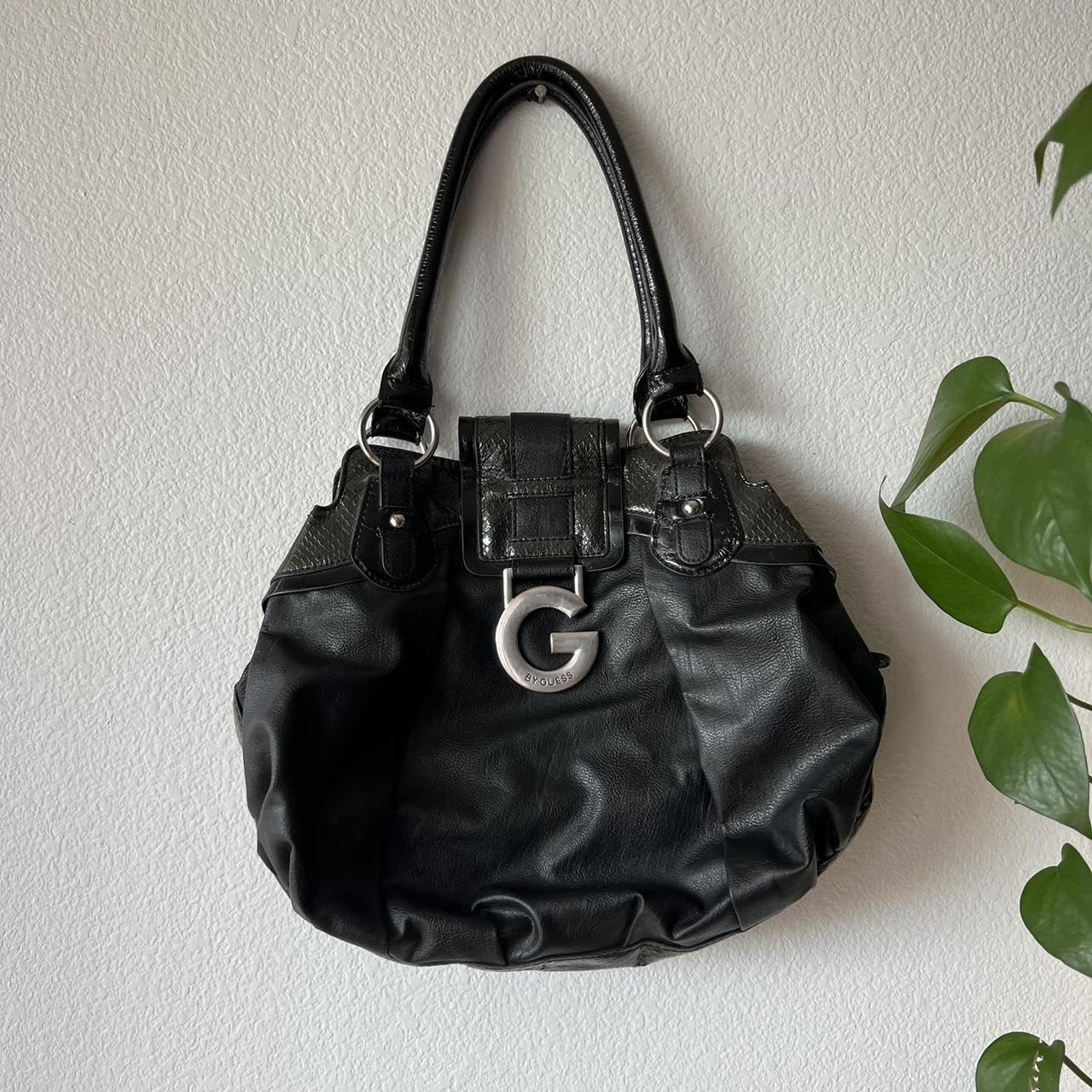GUESS Noelle Top Zip Shoulder Bag, Black: Handbags: Amazon.com