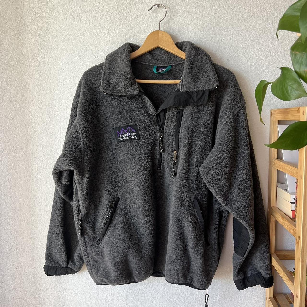 Vintage Women's Patagonia Quarter Zip Jacket Large - Depop