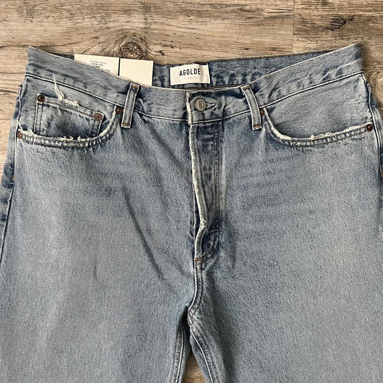 パンツ AGOLDE Mid-rise relaxed bootcut denim pants vintage blue A18 Agolde - Mid Rise Relaxed Bootcut - MonAmie Boutique
