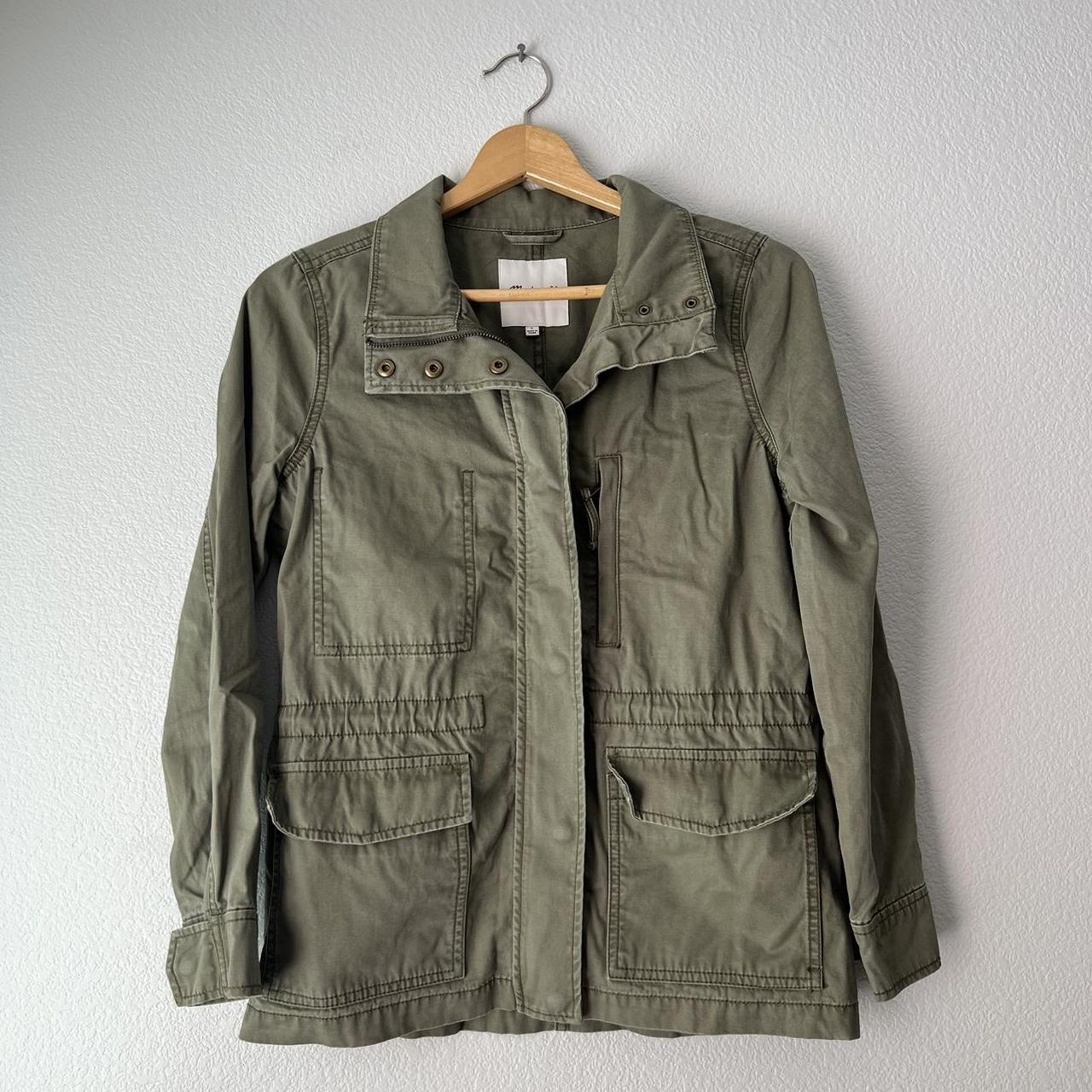 The Fleet Jacket from Madewell in desert olive. Depop